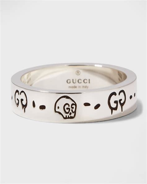 gucci ghost ring size 6|gucci ghost ring men's.